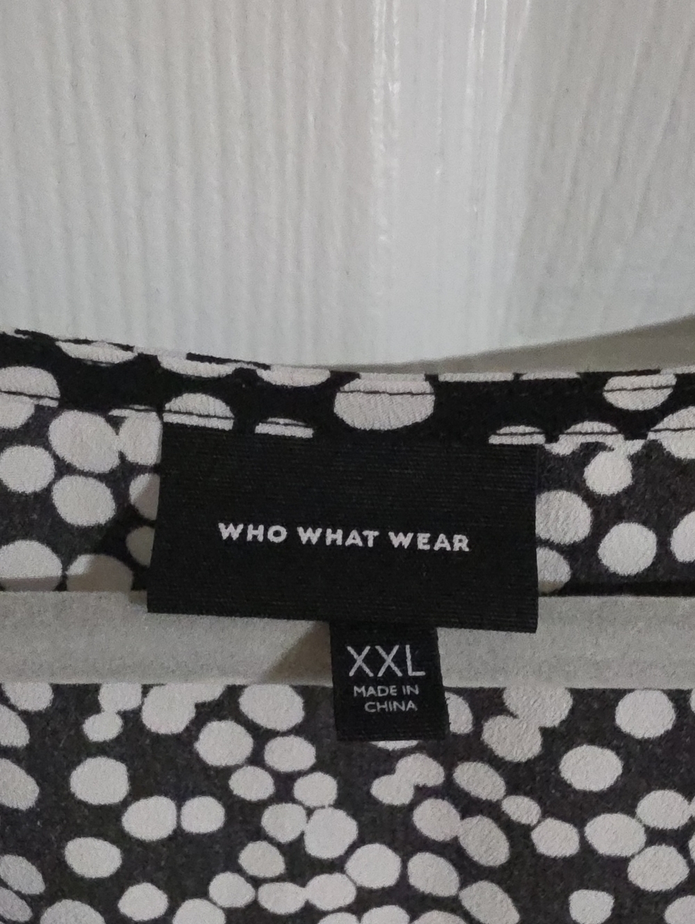 Who What Wear Black and White Ditsy Floral Maxi Dress Size XXL. - Picture 3 of 11
